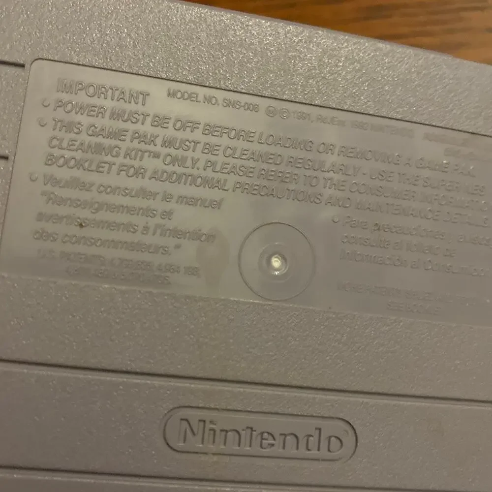 Super Godzilla -  Game Cartridge Only - SUPER NINTENDO SNES 1994 used good